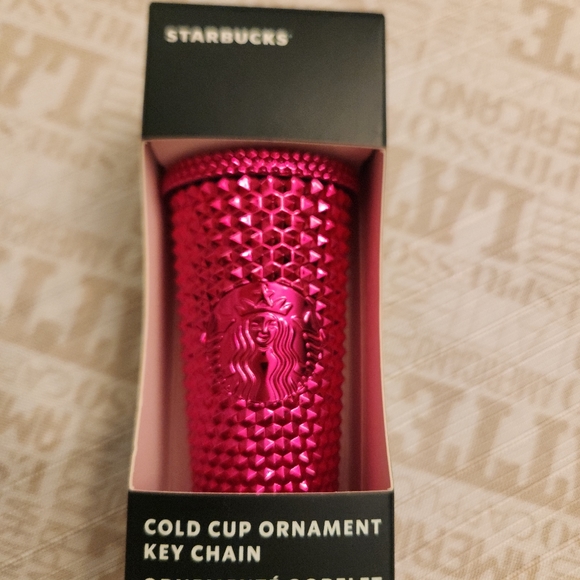 Starbucks Studded Holiday keychain/Ornament - Picture 2 of 2